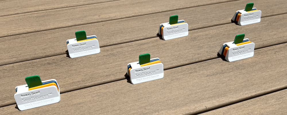 Imus Seal SealSpacer Deck Board Spacers in between decking boards